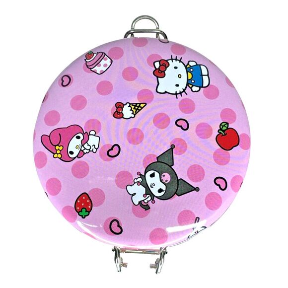 Hello Kitty & Friends Pink Round Canister with Locking Lid - Picture 5 of 9